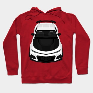 camaro zl1 1le white Hoodie